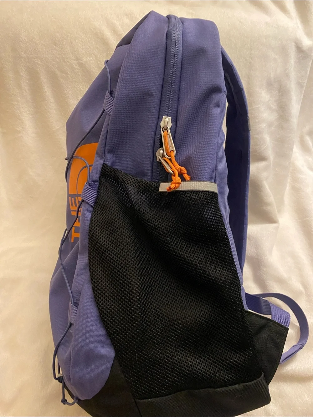 The North Face youth court Jester Backpack purple and black
